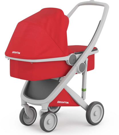 Greentom Carrycot Stroller - Grey/Red - 8.71932E+12