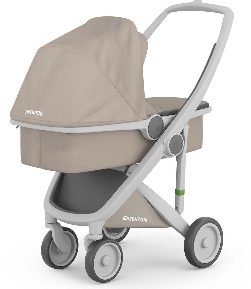 Greentom Carrycot Stroller - Grey/Sand - 8.71932E+12