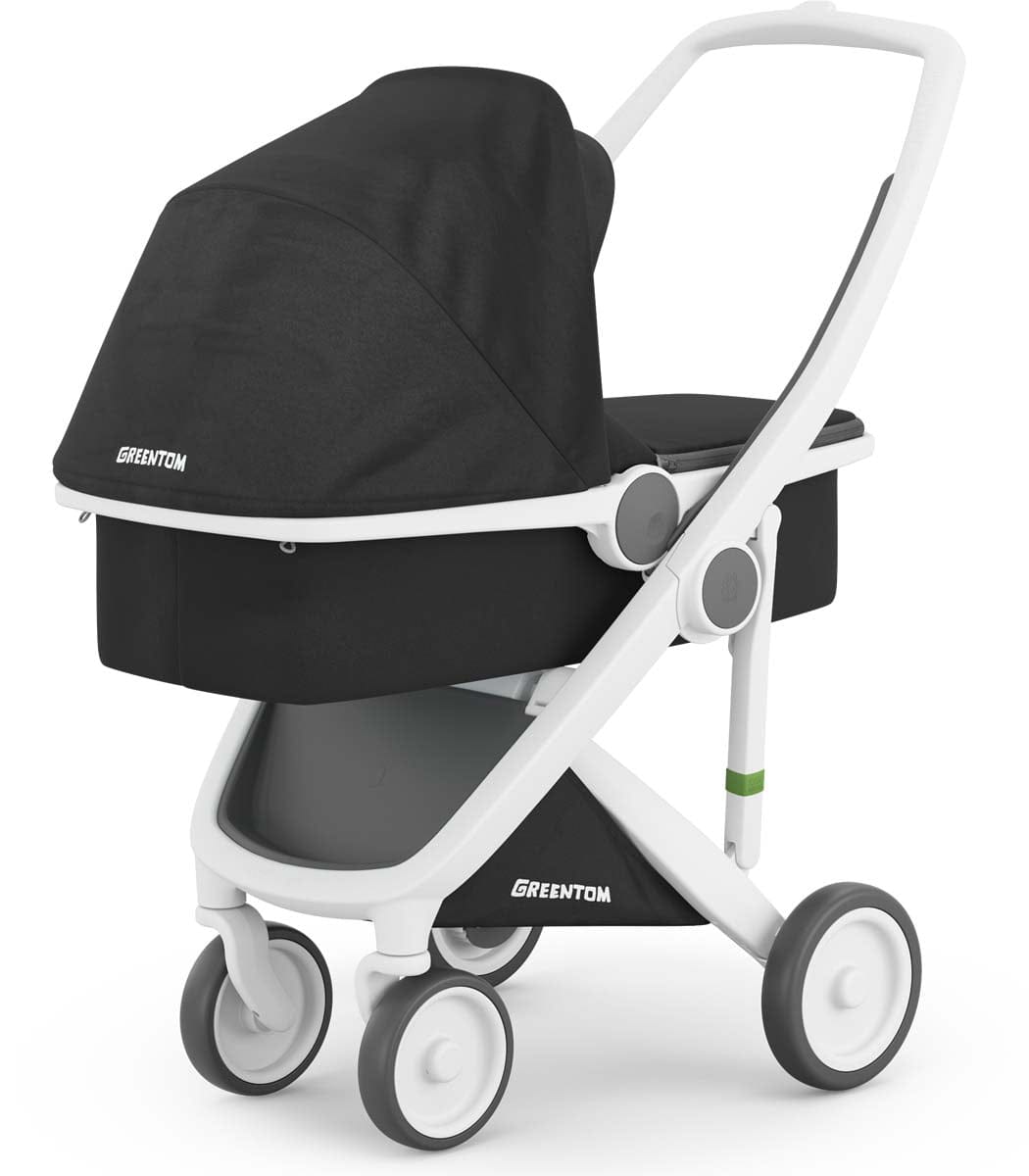 Greentom Carrycot Stroller - White/Black - 8.71932E+12