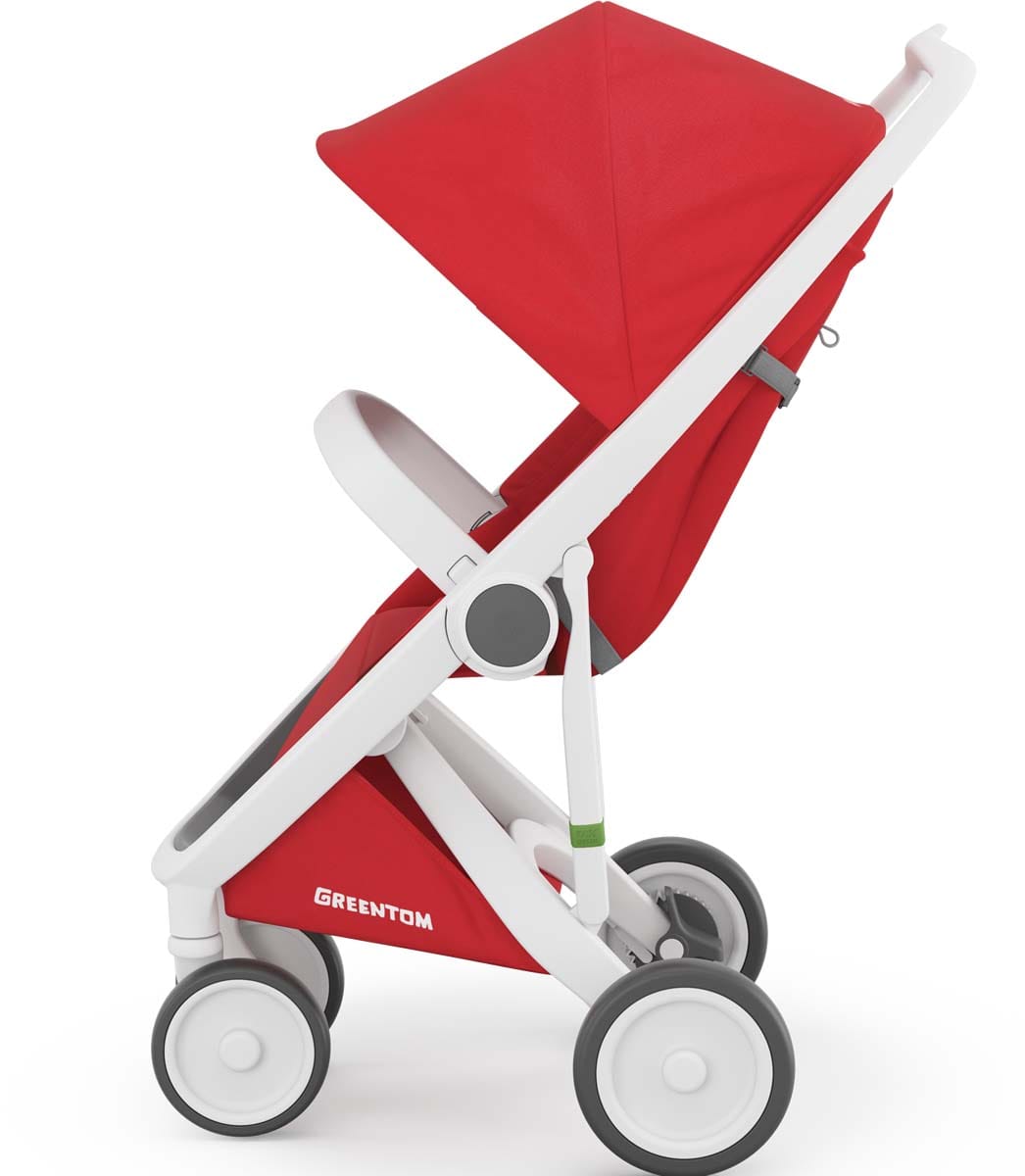 Greentom Classic Stroller - White/Red - 8.71932E+12
