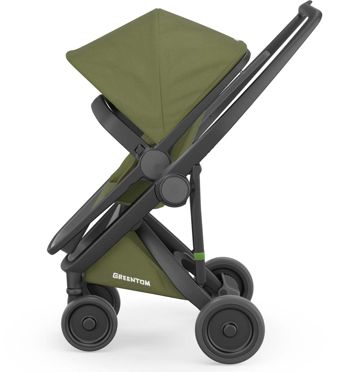 Greentom Reversible Stroller - Black/Olive - 8.71932E+12