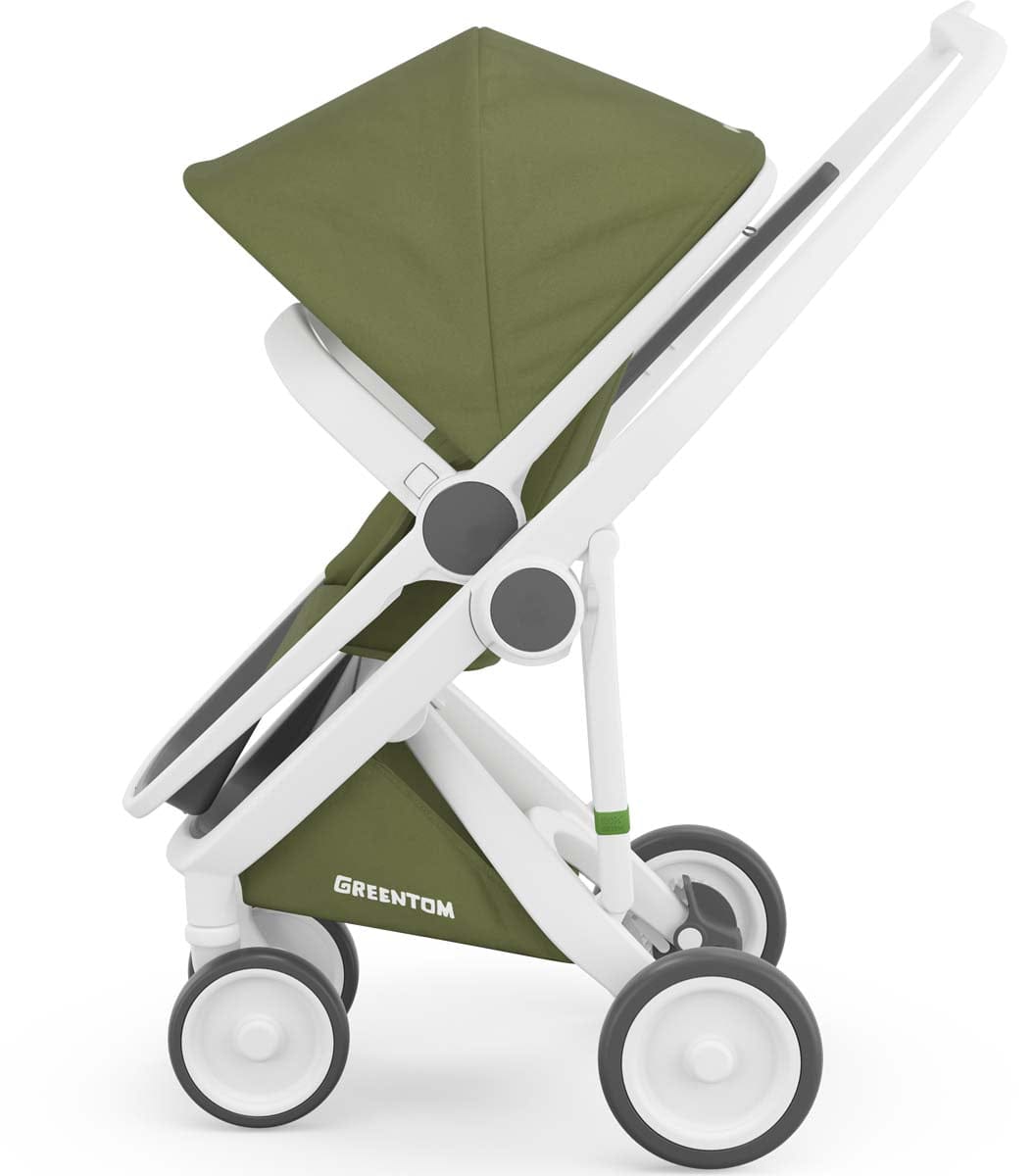 Greentom Reversible Stroller - White/Olive - 8.71932E+12