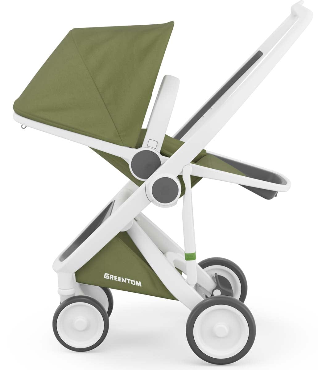 Greentom Reversible Stroller - White/Olive - 8.71932E+12