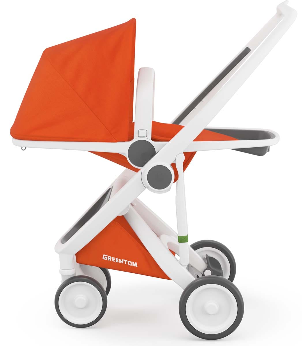 Greentom Reversible Stroller - White/Orange - 8.71932E+12