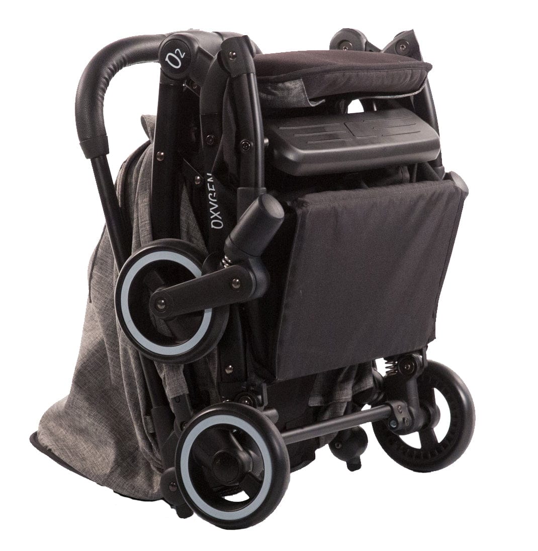 guzzie+Guss Oxygen Compact Stroller - Raven - GG030RA