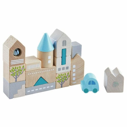 HABA Bad Rodach 18 Piece Wooden Building Blocks - 305531
