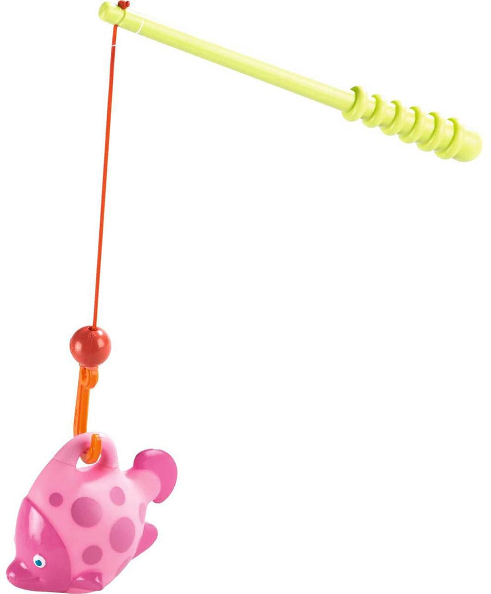HABA Ocean Fishing Fun Bath Toy with 5 Squirting Fish - 305962