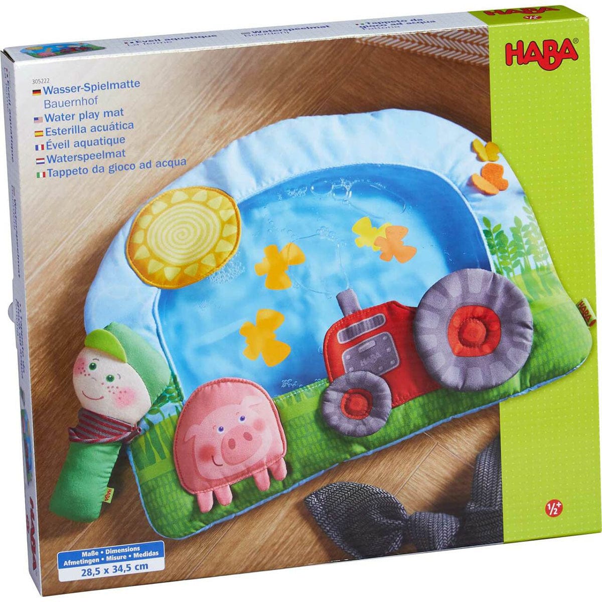 HABA On the Farm Water Play Mat Tummy Time Activity - 305222