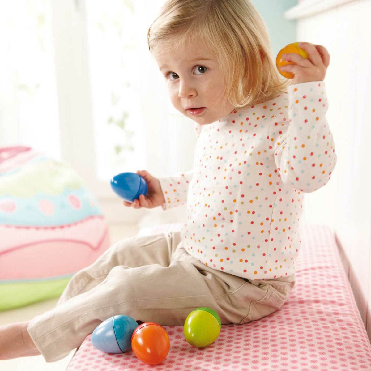 HABA Wooden Musical Eggs (Set of 5) - 7733