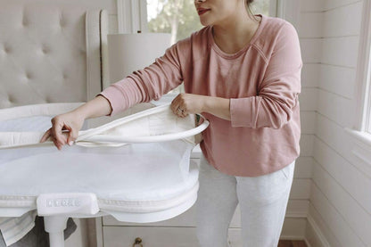 Halo Bassinest Swivel Sleeper Luxe Next Gen - Ivory Linen