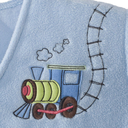 HALO SleepSack Early Walker, Micro-Fleece, Blue Train, Medium - 2799-HALO