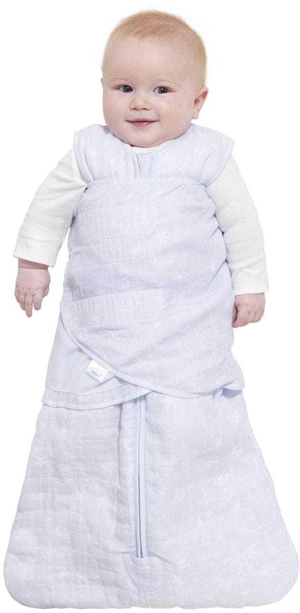 Halo SleepSack Quilted Muslin Swaddle - Constellation Blue (Newborn) - 4068-HALO