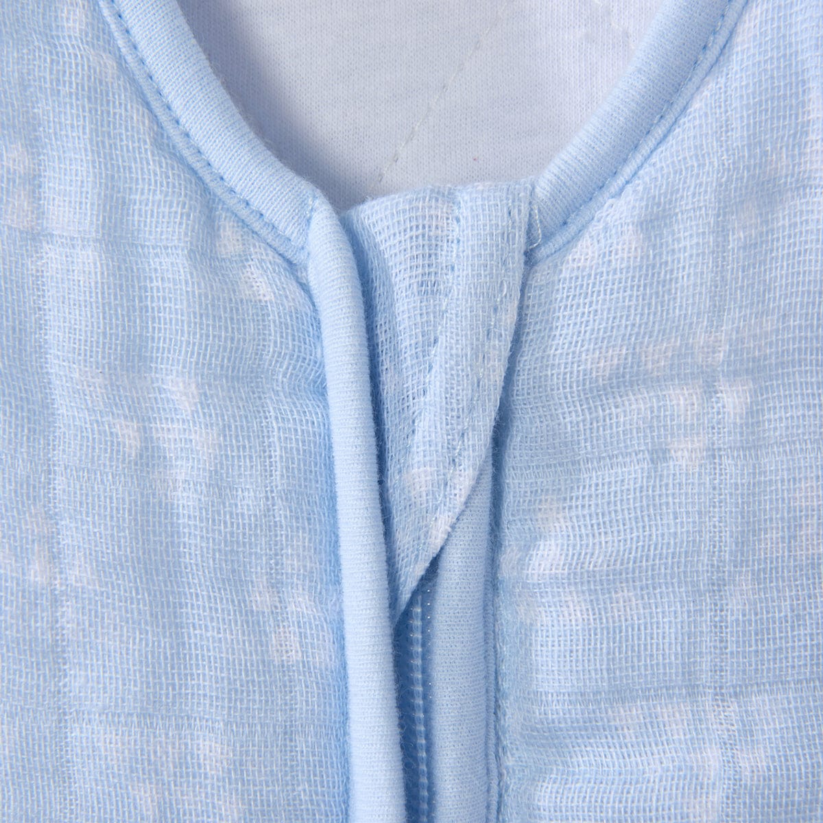 Halo SleepSack Quilted Muslin Wearable Blanket - Pyramid Blue (Medium) - 4075-HALO