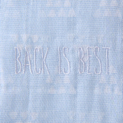 Halo SleepSack Quilted Muslin Wearable Blanket - Pyramid Blue (Medium) - 4075-HALO