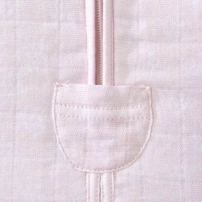 Halo SleepSack Quilted Muslin Wearable Blanket - Pyramid Pink (Medium) - 4071-HALO