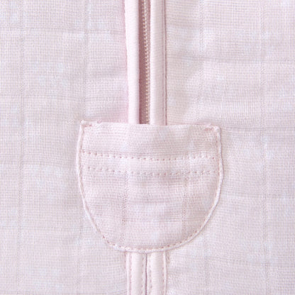 Halo SleepSack Quilted Muslin Wearable Blanket - Pyramid Pink (Small) - 4070-HALO