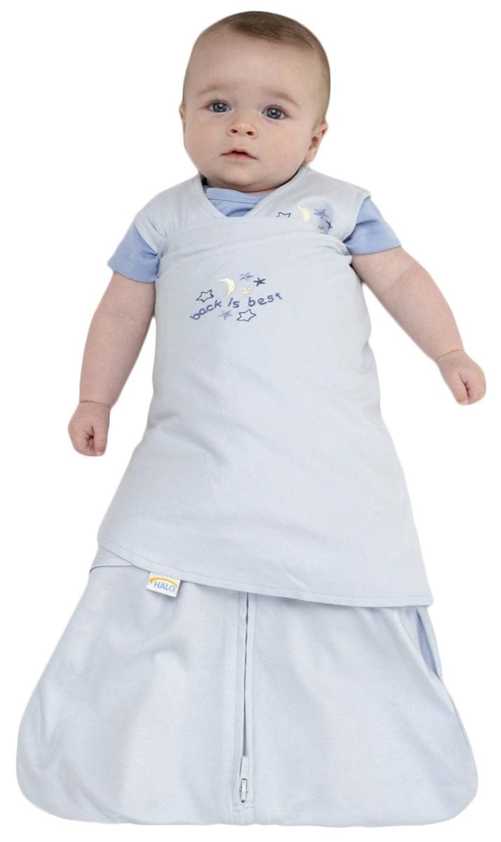 HALO SleepSack Swaddle, Baby Blue, Newborn - 971-HALO