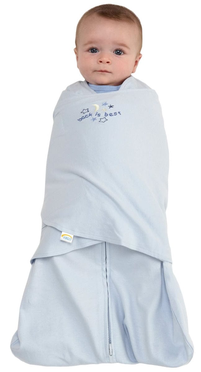 HALO SleepSack Swaddle, Baby Blue, Newborn - 971-HALO