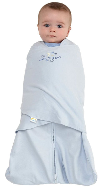 HALO SleepSack Swaddle, Baby Blue, Newborn - 971-HALO