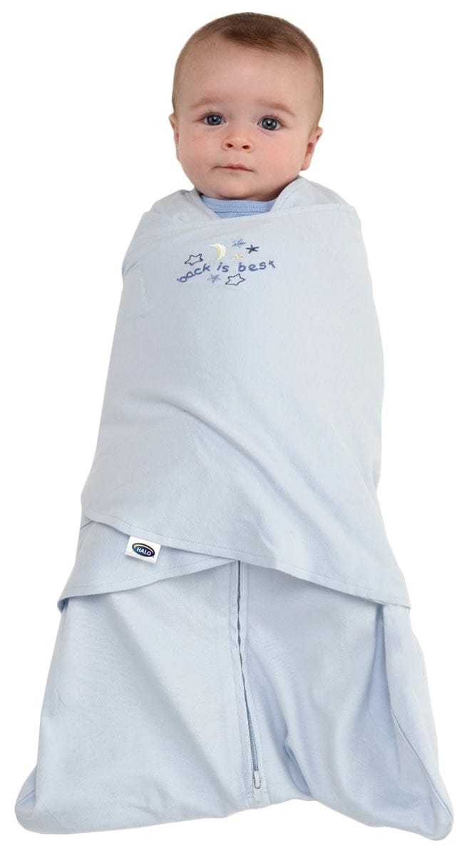HALO SleepSack Swaddle, Baby Blue, Small - 1599-HALO