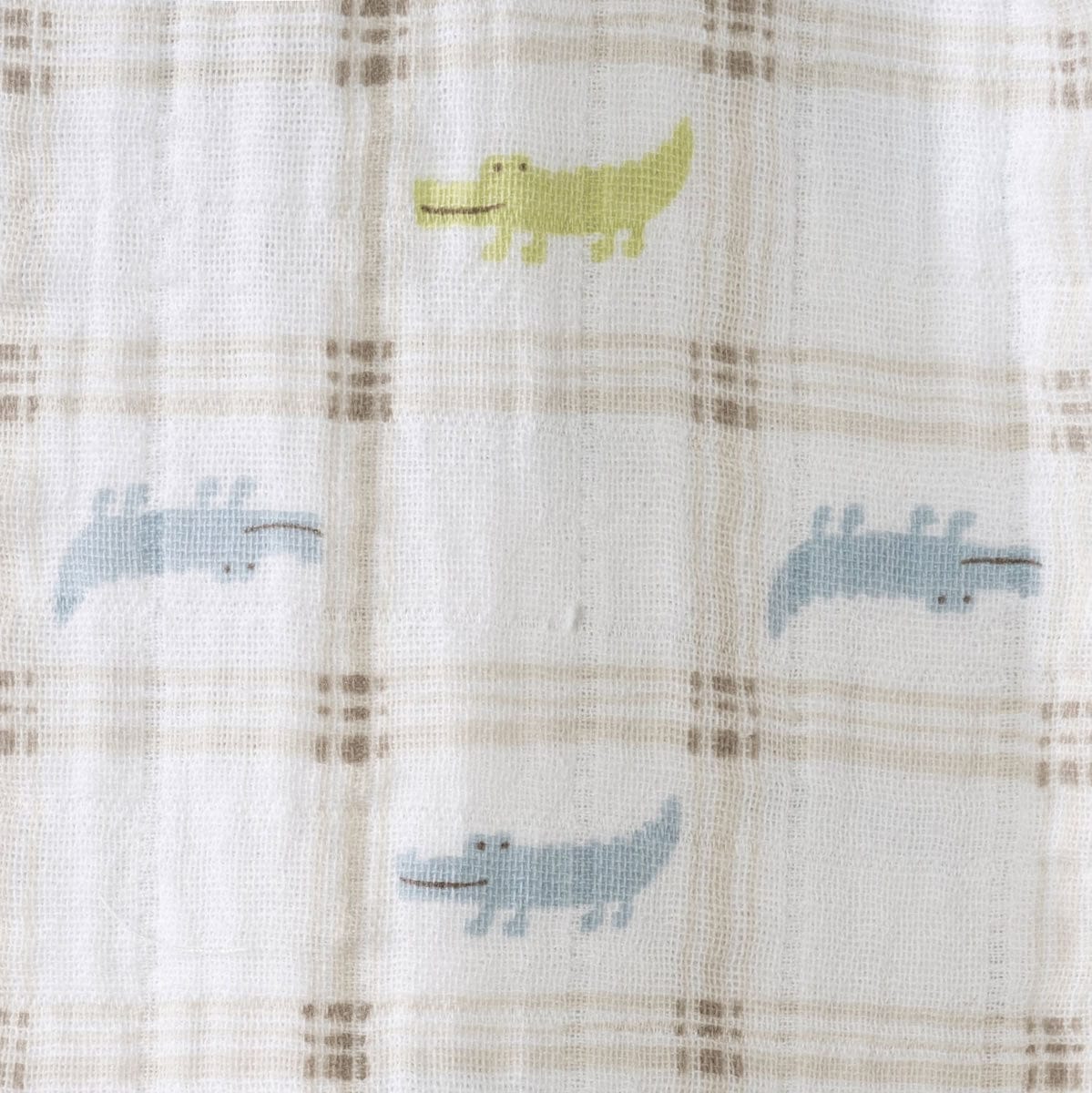 HALO SleepSack Swaddle, Muslin, Gator Plaid, Newborn - 3539-HALO