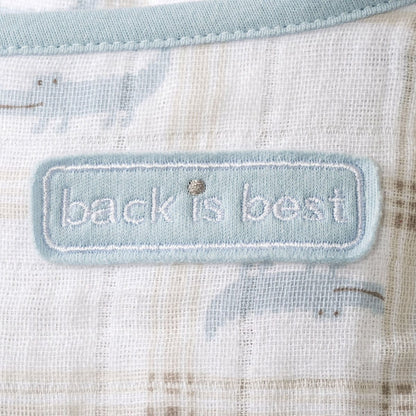 HALO SleepSack Swaddle, Muslin, Gator Plaid, Newborn - 3539-HALO