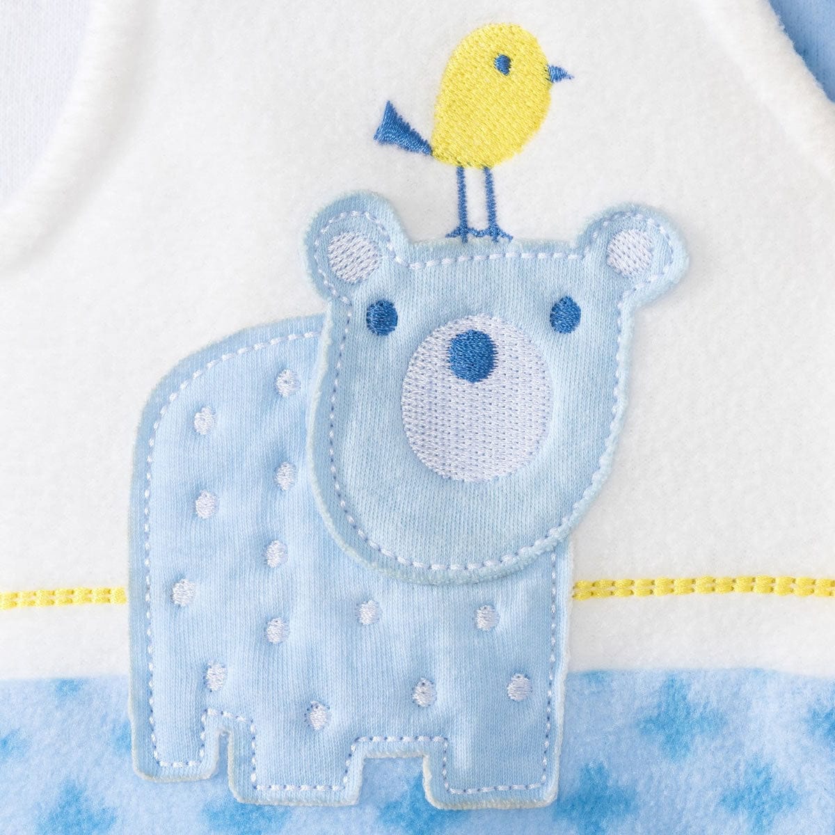 HALO SleepSack Wearable Blanket, Micro-Fleece, Blue Geometric, Medium - 10336-HALO