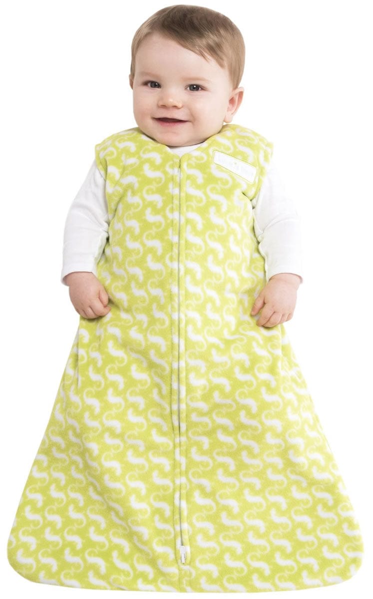 HALO SleepSack Wearable Blanket, Micro-Fleece, Green Gecko, Small - 10278-HALO