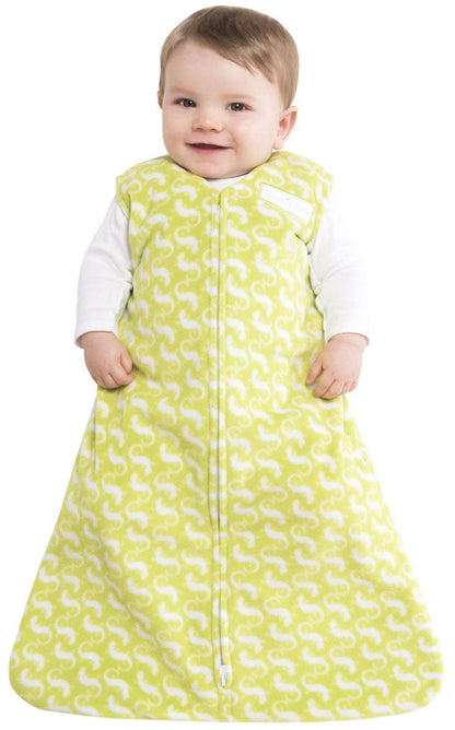 HALO SleepSack Wearable Blanket, Micro-Fleece, Green Gecko, Small - 10278-HALO