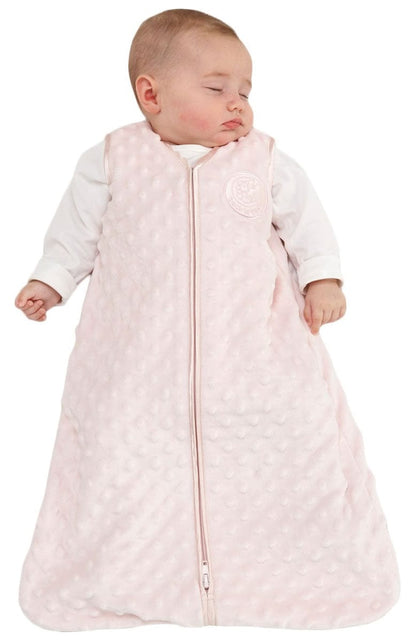 HALO SleepSack Wearable Blanket, Micro-Fleece, Pink Plush Dots, Large - 2877-HALO