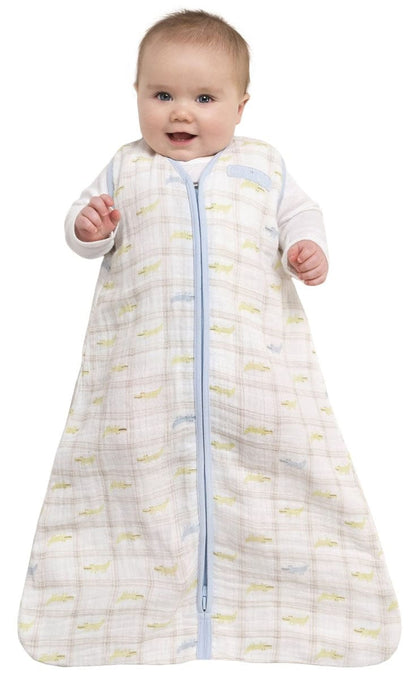 HALO SleepSack Wearable Blanket, Muslin, Gator Plaid, Small - 3545-HALO