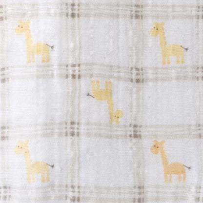 HALO SleepSack Wearable Blanket, Muslin, Giraffe Plaid, Small - 3543-HALO