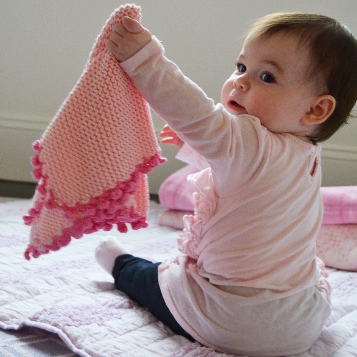 Hello Spud Comfort Blanket - Pink