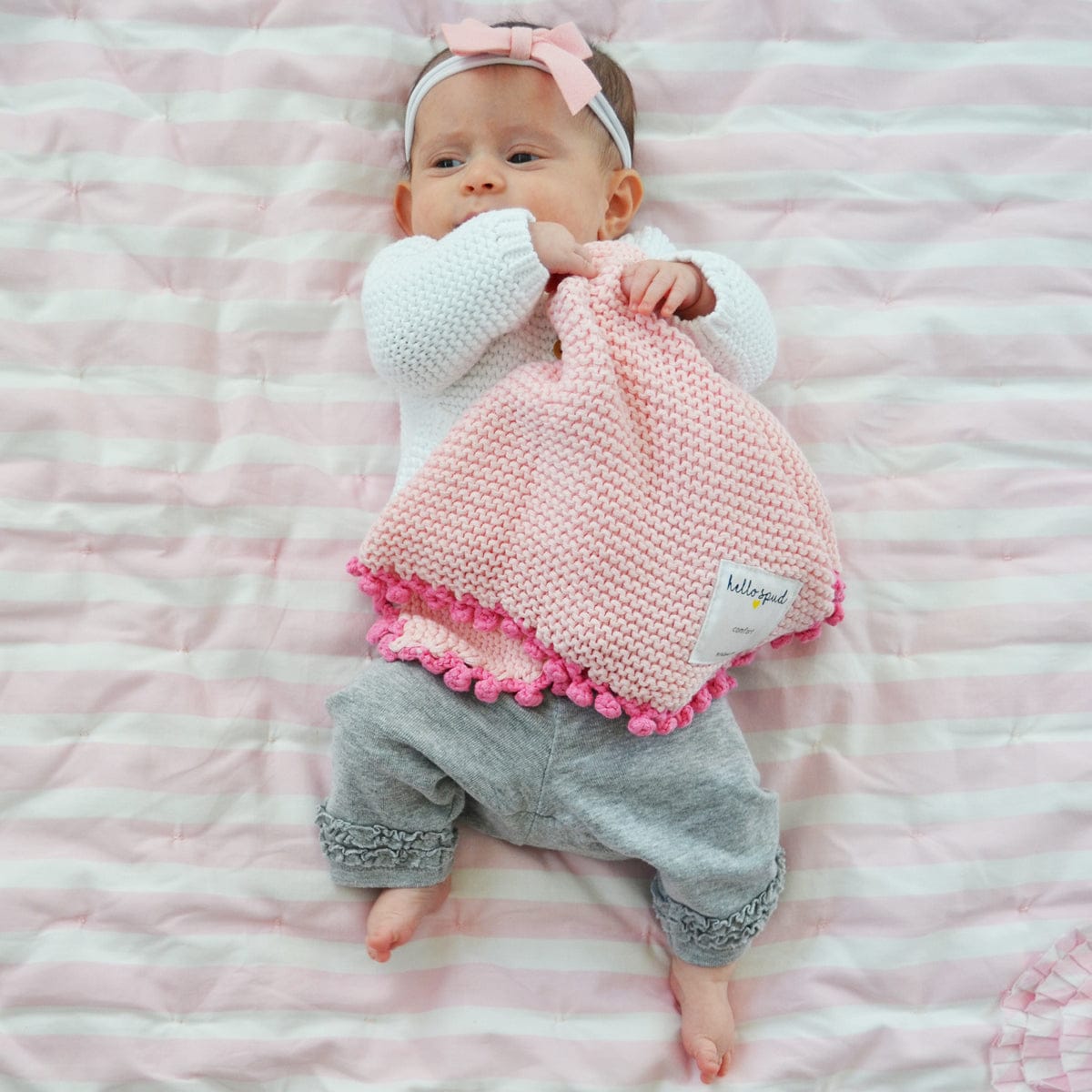 Hello Spud Comfort Blanket - Pink