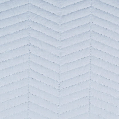 Hello Spud Organic Cotton Changing Pad Cover - Blue Chevron - HS-CPCR-000009