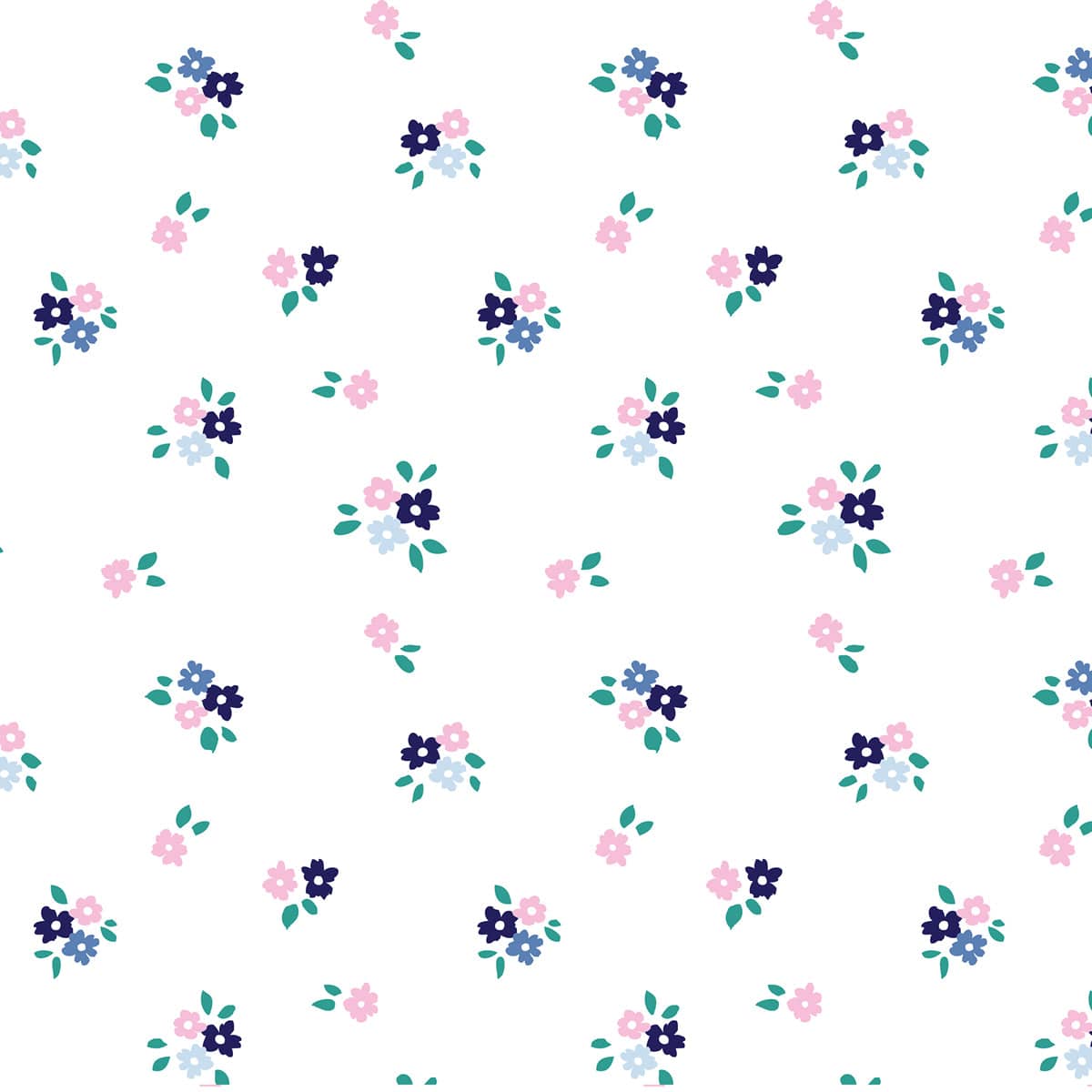 Hello Spud Organic Cotton Fitted Crib Sheet - Paris Floral - HS-FCST-000014