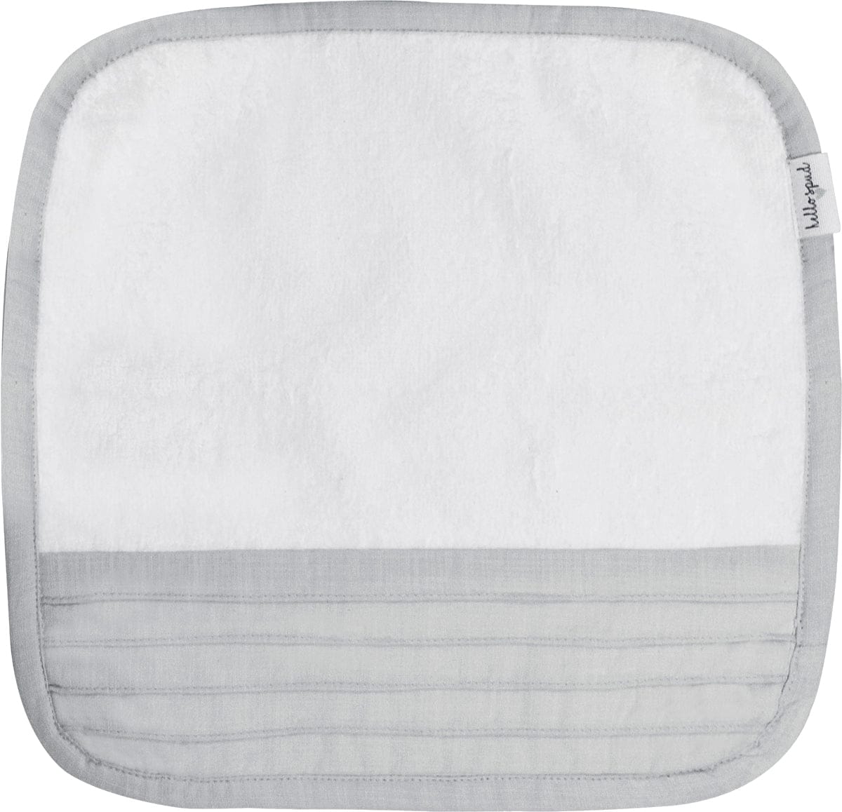 Hello Spud Organic Cotton Washcloth 3-Pack - Petite Ruffle Pink - HS-WSCL-000055