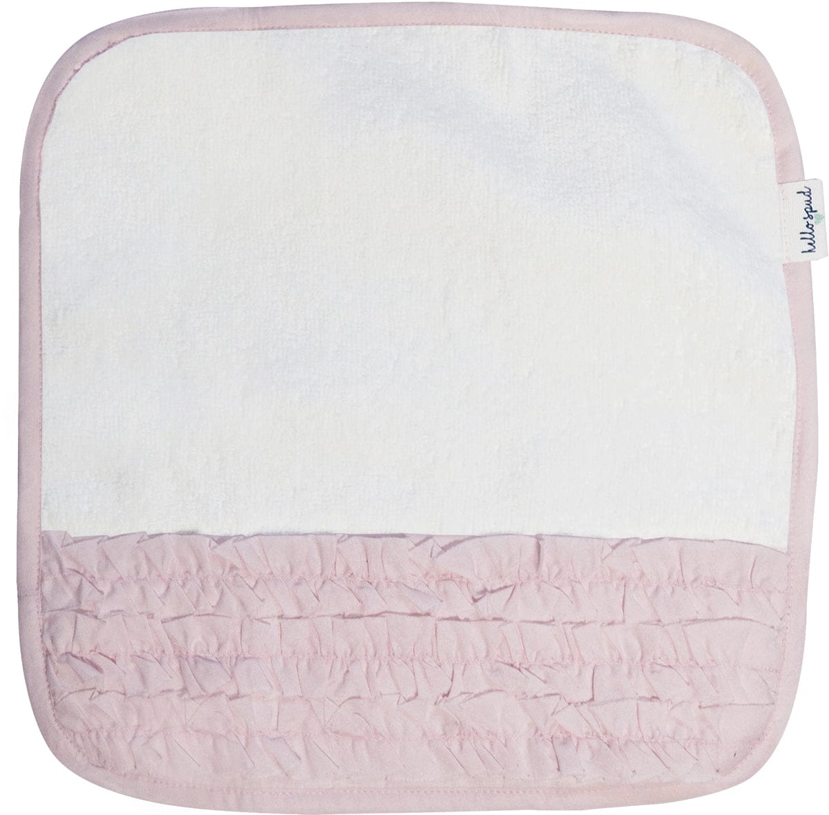 Hello Spud Organic Cotton Washcloth 3-Pack - Pintuck Gray - HS-WSCL-000049