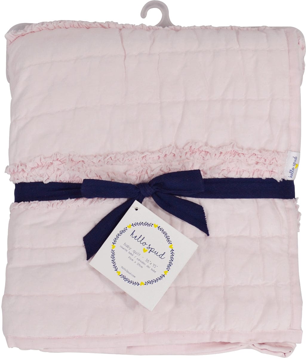 Hello Spud Quilt - Petite Ruffle Pink - HS-BLKT-000043
