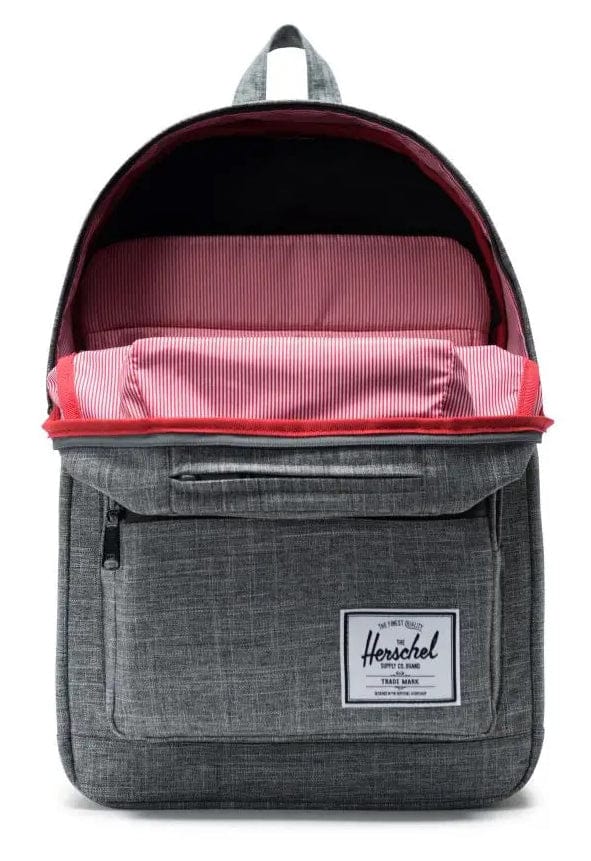 Herschel Supply Co Pop Quiz backpack, Raven crosshatch, 22L, Grey Herschel Supply Co Pop Quiz backpack, Raven crosshatch, 22L, Grey