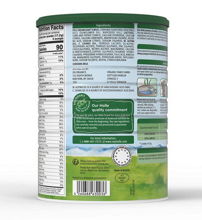 Holle Stage 3: Goat Milk Toddler Drink - Non GMO (28.2oz each, 6 Pack) - 4260688630036-6