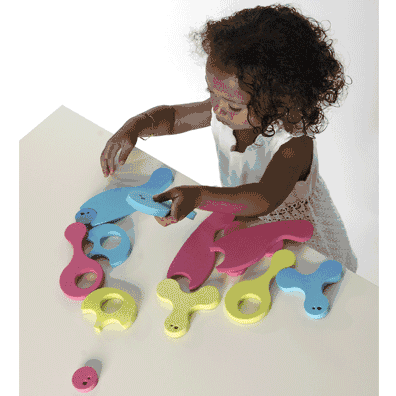 Hoppop Pipla Bath Toys - Multi Colors - BA014ADD