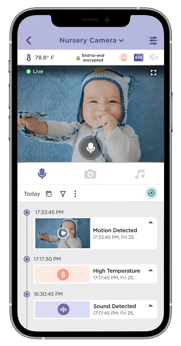 Hubble Connected Nursery Pal Deluxe Smart Baby Monitor - HCTNPDLX