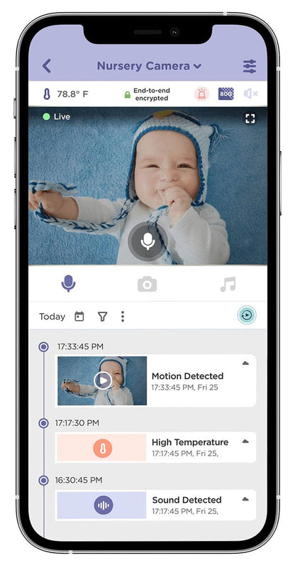 Hubble Connected Nursery Pal Deluxe Smart Baby Monitor - HCTNPDLX