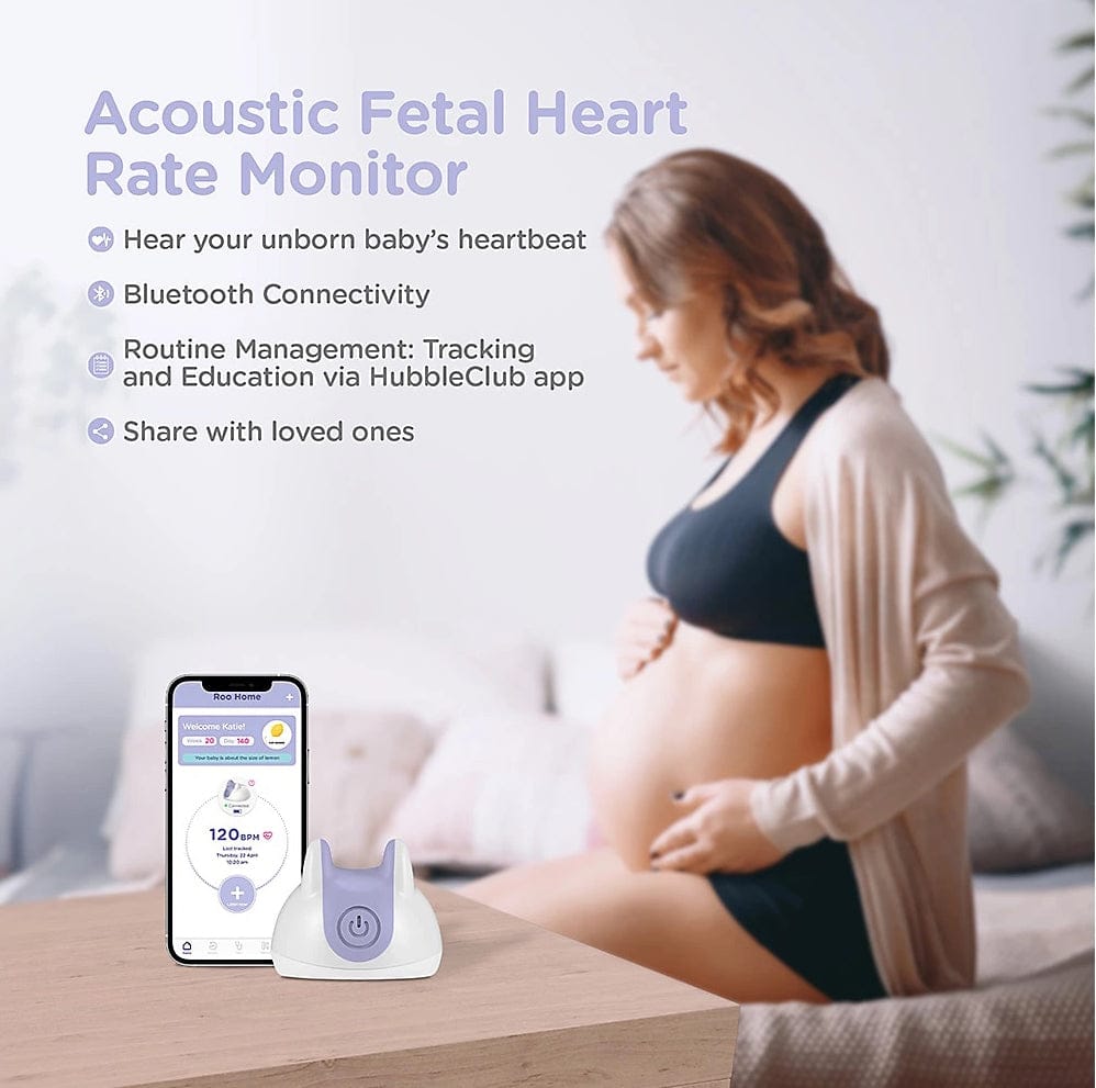 Hubble Connected Roo Prenatal Listening System - Lavender - ROO-LAV
