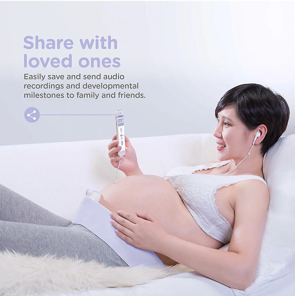 Hubble Connected Roo Prenatal Listening System - Lavender - ROO-LAV
