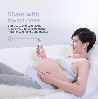 Hubble Connected Roo Prenatal Listening System - Lavender - ROO-LAV