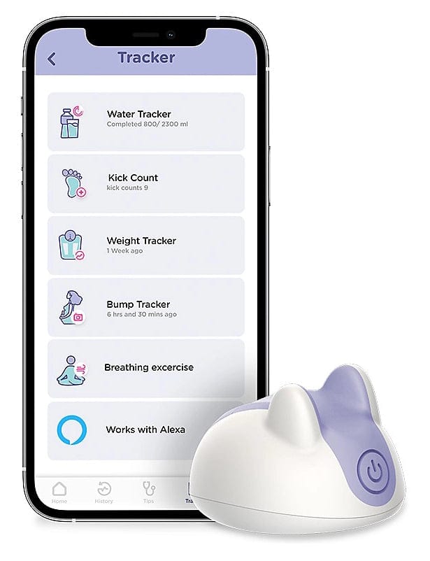 Hubble Connected Roo Prenatal Listening System - Lavender - ROO-LAV