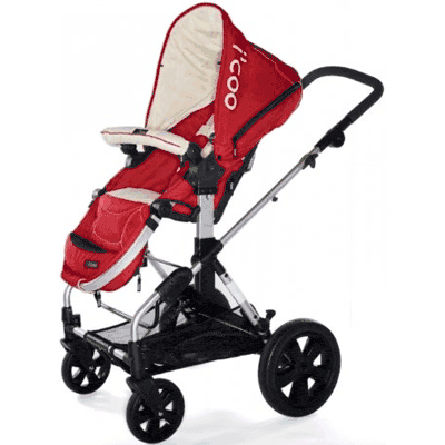 I'Coo 2011 Targo Stroller & Pram in Strawberry Red - 328736