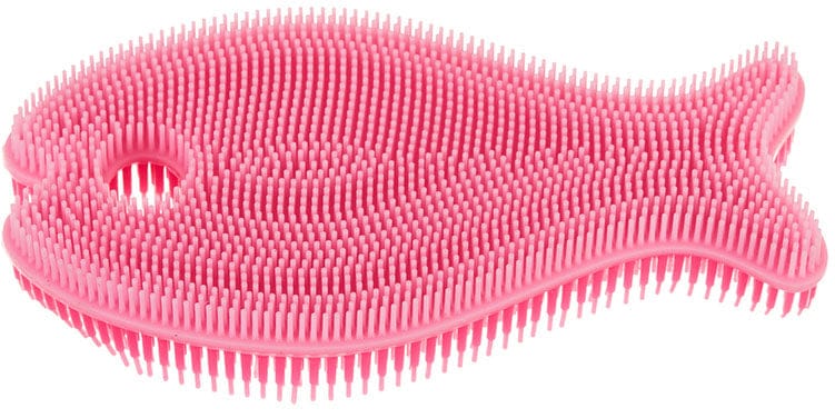 Innobaby Bathin' Smart Bath Scrub, Fish - Pink - SIL-FISH02